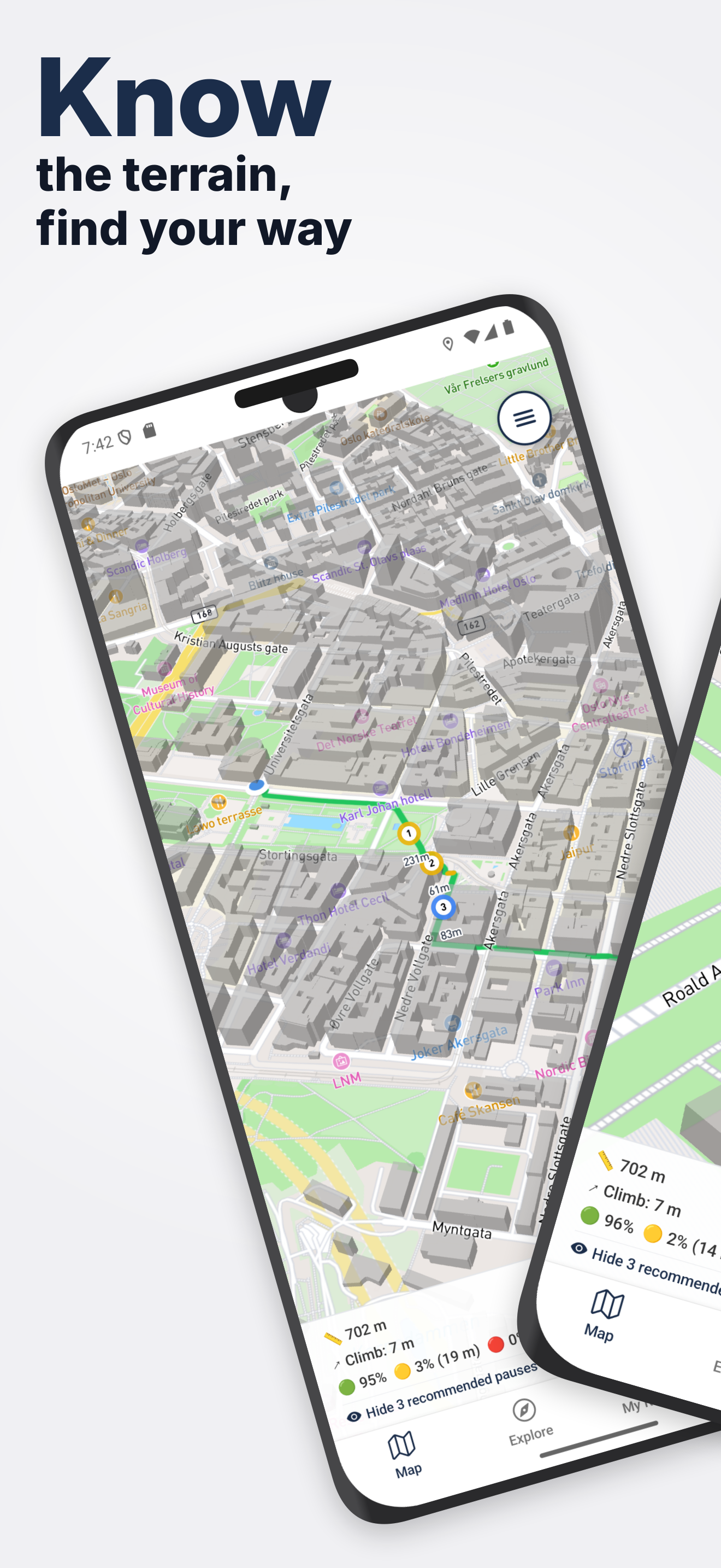 Trail categories for a country